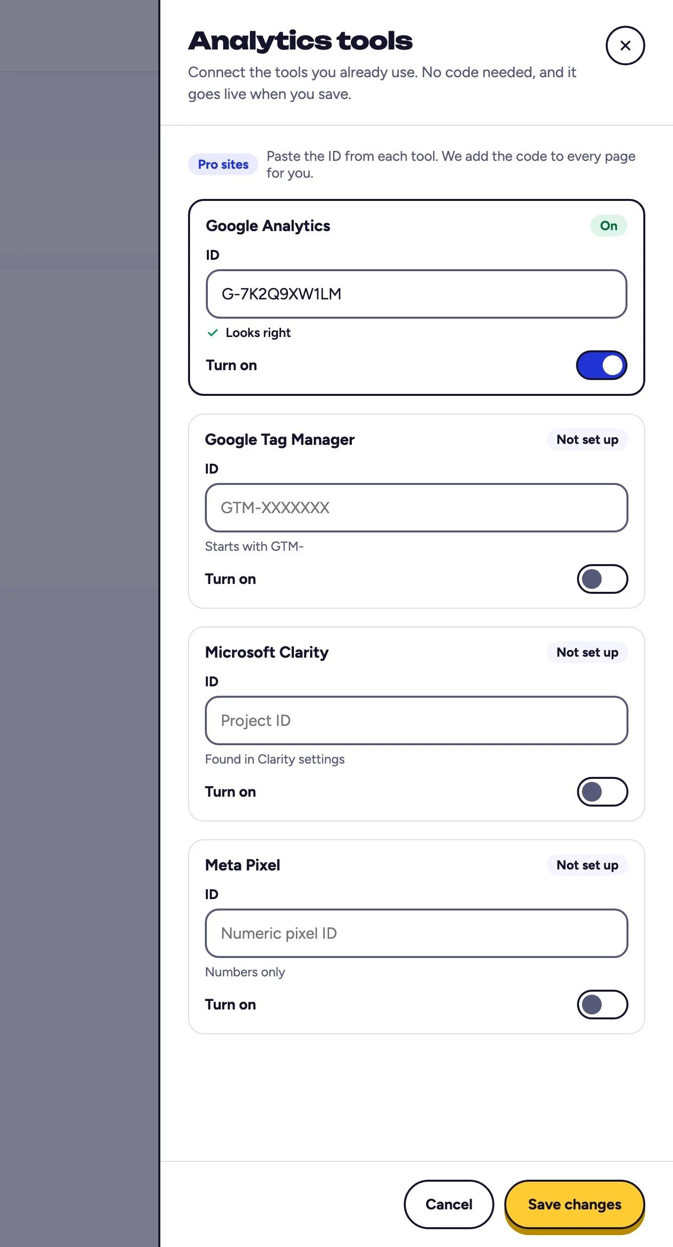 Screenshot: Looks right under the ID.